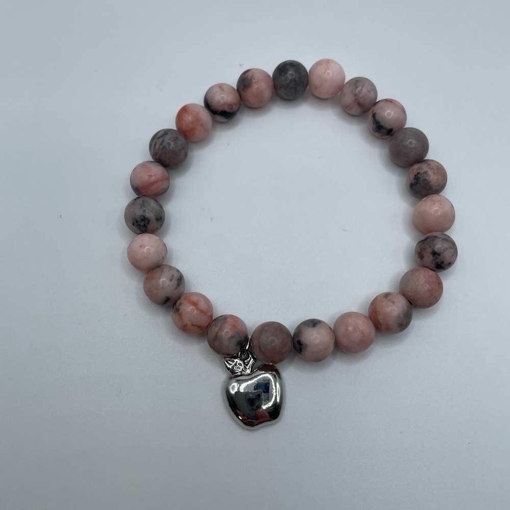 Teacher Gift | Teacher Apple Bracelet | Brand New | Earth Tones NWOT - Picture 2 of 4